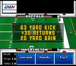 约翰马顿美式足球93／专业美式足球93SFC游戏截图第13张