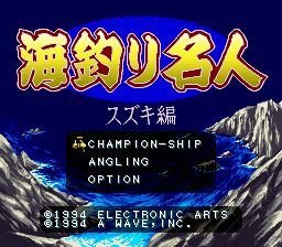 海钓名人：日本花鲈篇SFC游戏截图第6张