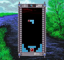 超级俄罗斯方块2，轰炸方块SFC游戏截图第9张