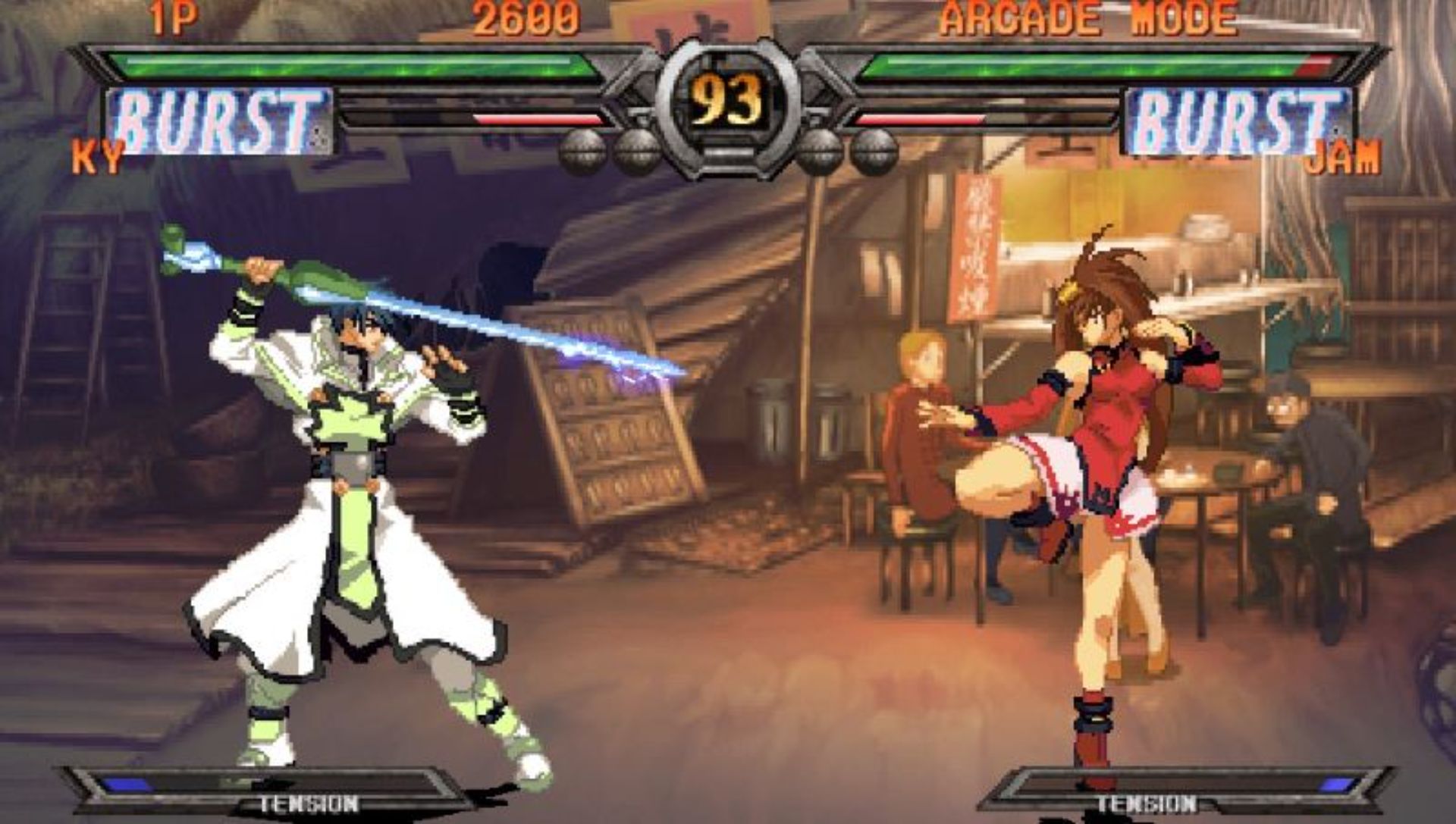 罪恶装备XX：重制版PSP游戏截图第4张