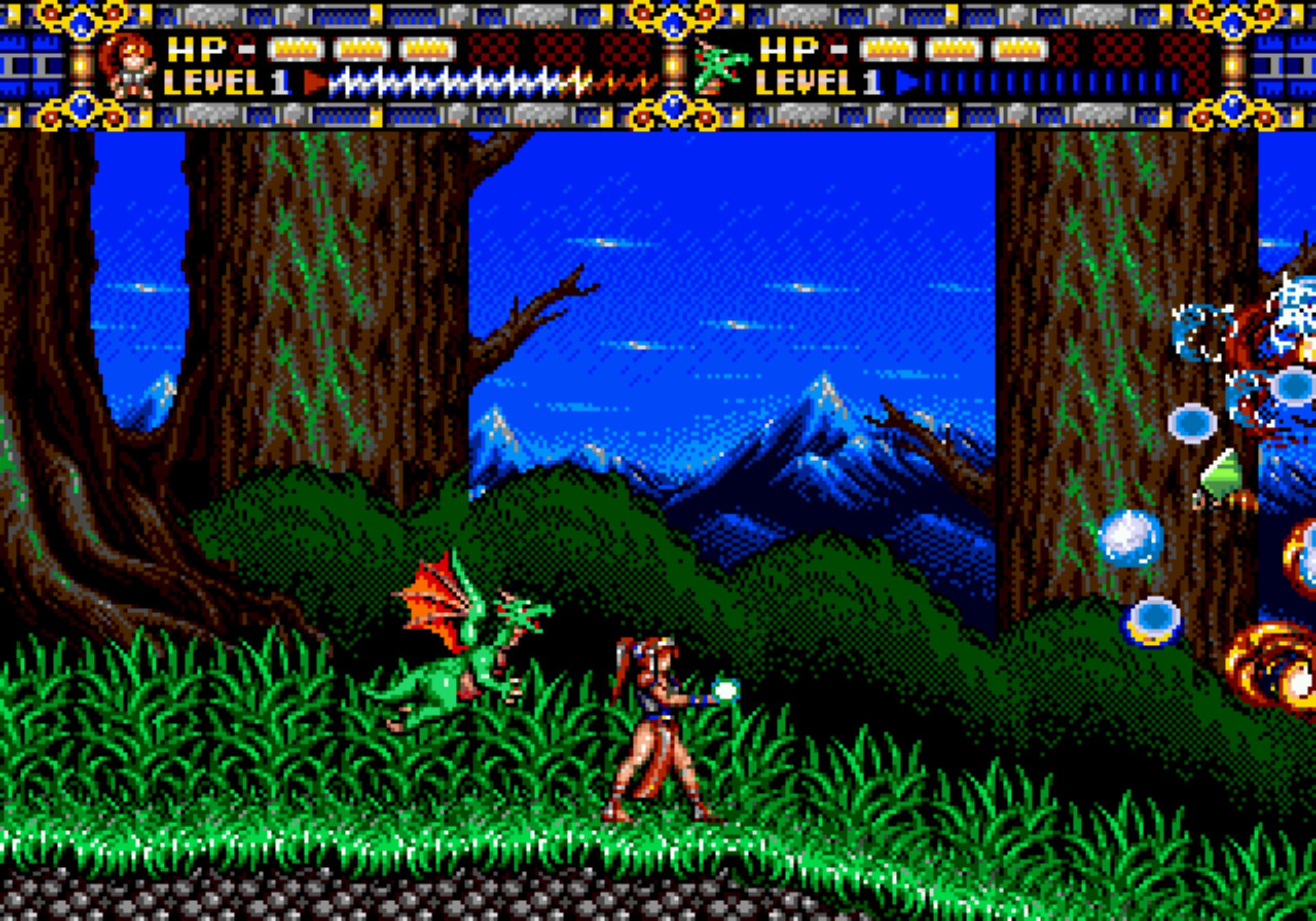 龙少女战士：艾莉西亚MD游戏截图第7张