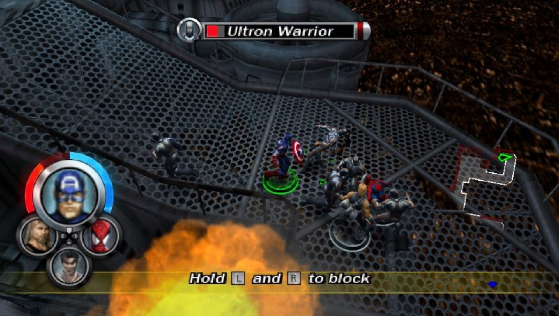 漫画英雄：终极联盟PSP游戏截图第13张