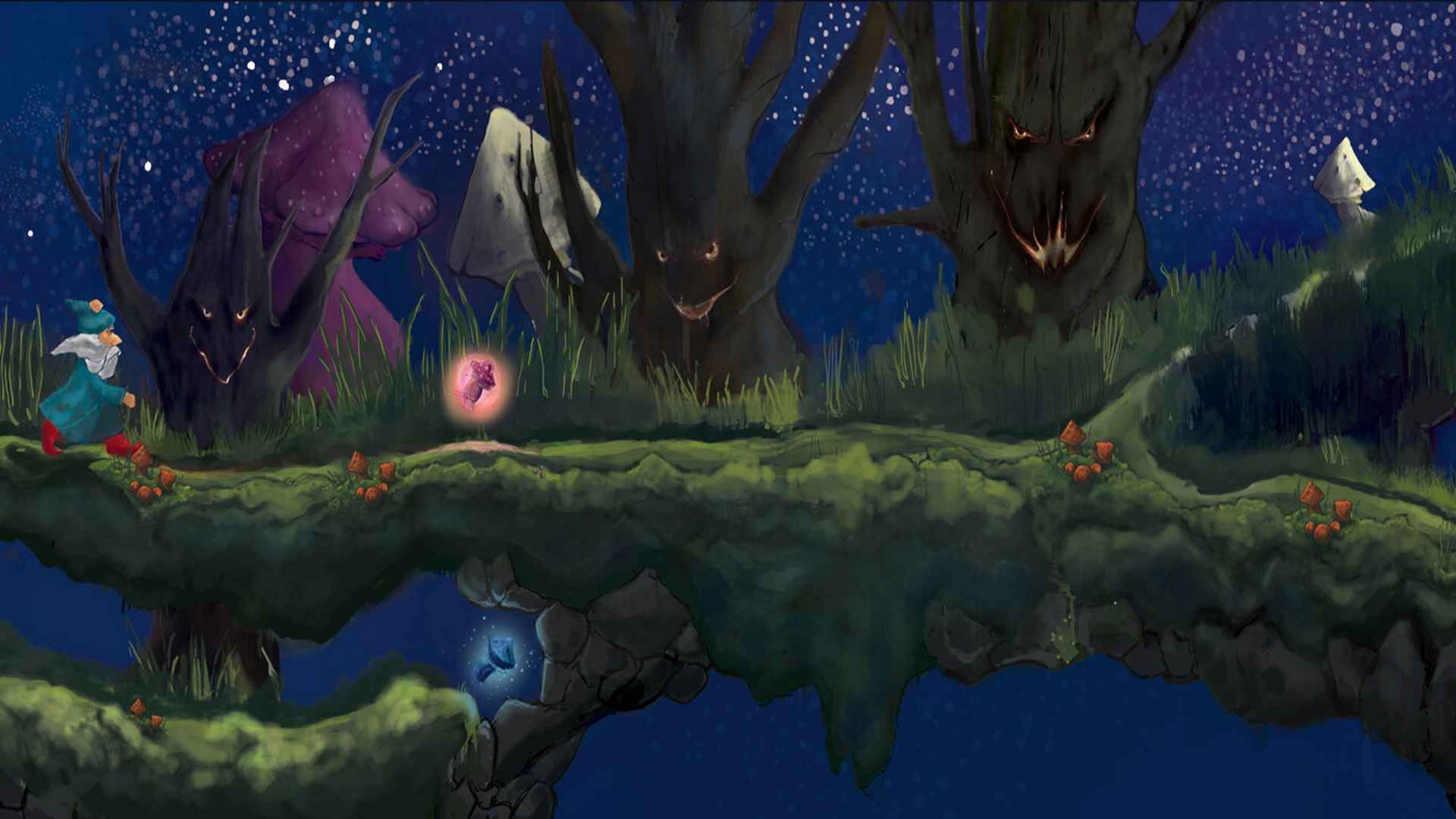 天才向前走／顽皮小巫师MD游戏截图第1张