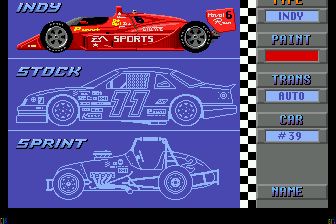 马里奥安德烈蒂赛车MD游戏截图第3张