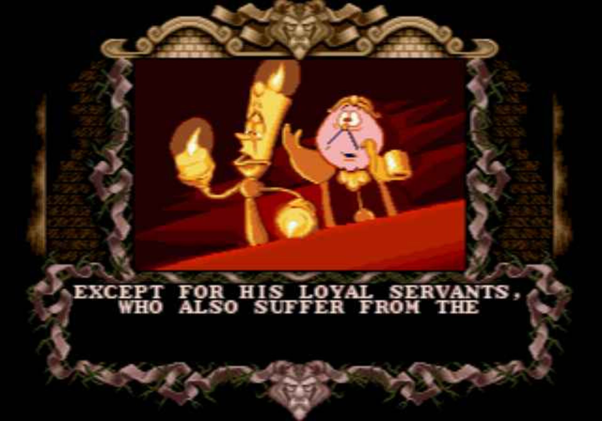 美女与野兽：野兽的咆哮MD游戏截图第5张