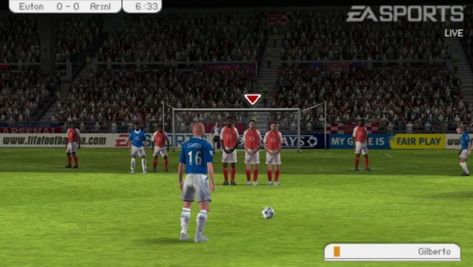 FIFA足球PSP游戏截图第5张