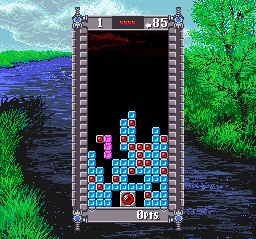 超级俄罗斯方块2，轰炸方块SFC游戏截图第10张