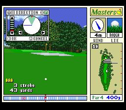 奥古斯塔高尔夫SFC游戏截图第9张