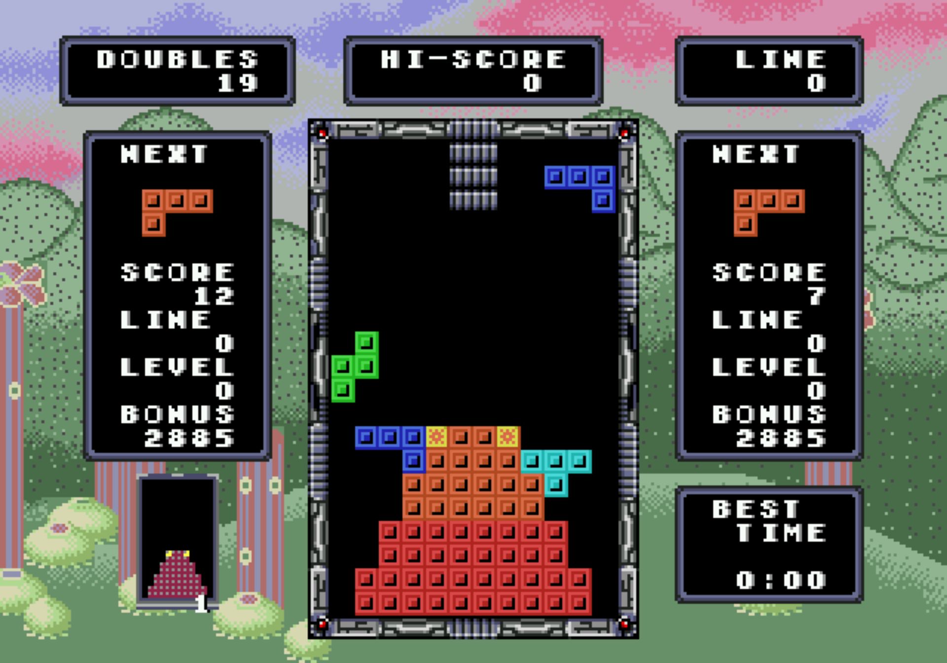 世嘉俄罗斯方块／闪光点MD游戏截图第3张