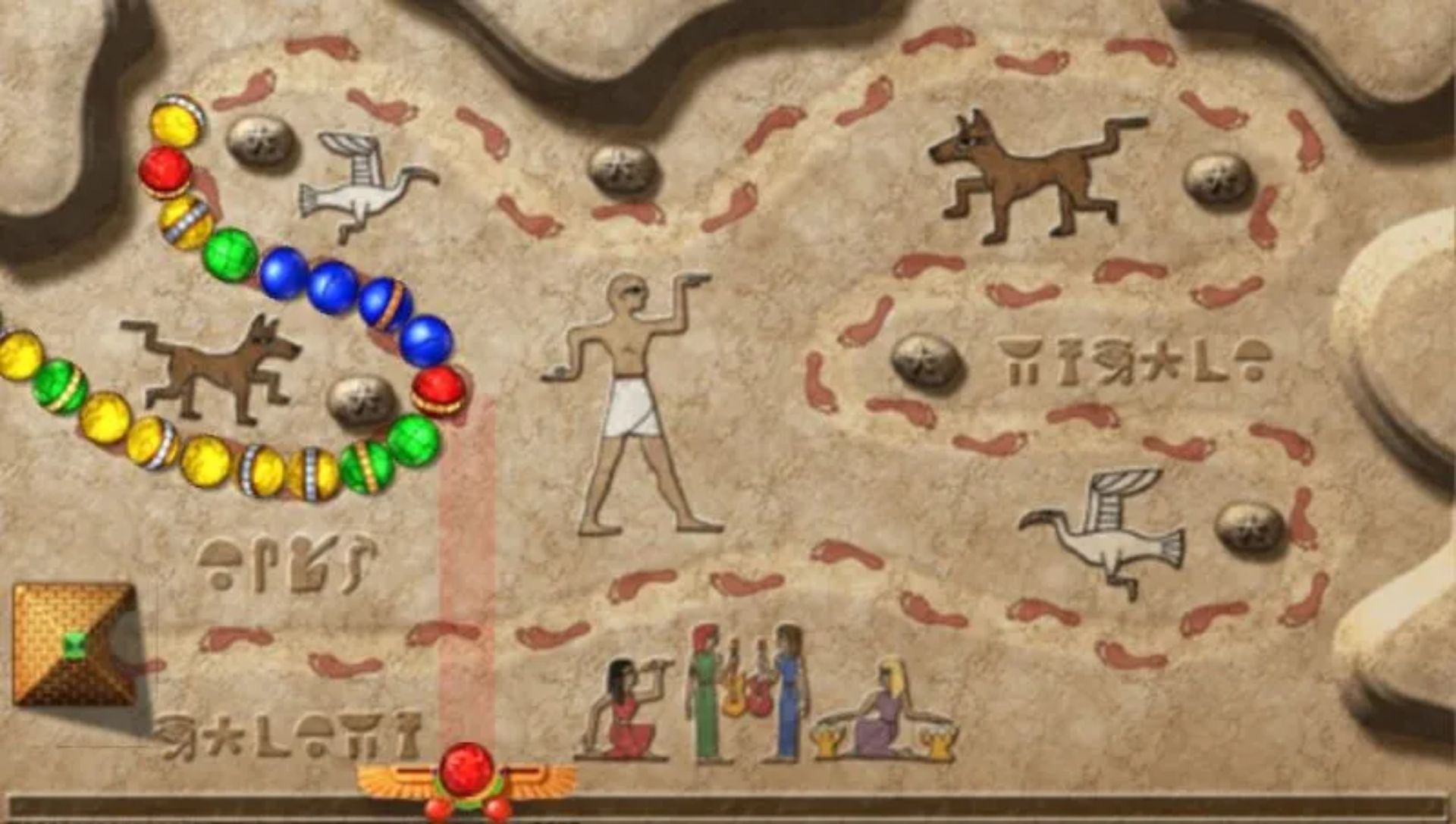 卢克索：金字塔祖玛PSP游戏截图第5张