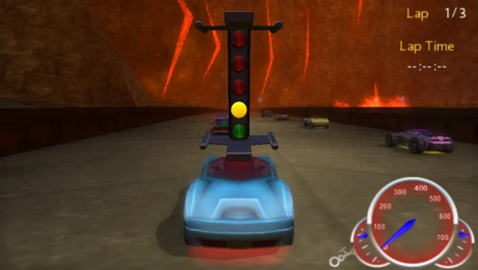 风火轮终极赛车PSP游戏截图第4张