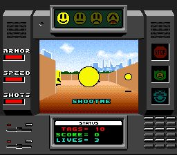 小精灵炮弹大对决／立体吃豆人射击版SFC游戏截图第5张