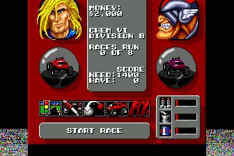 摇滚赛车／乐与怒赛车MD游戏截图第17张