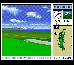 圆石滩高尔夫SFC游戏截图第12张