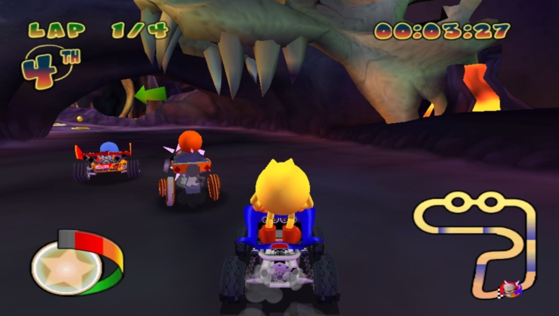 吃豆人：世界拉力PSP游戏截图第8张