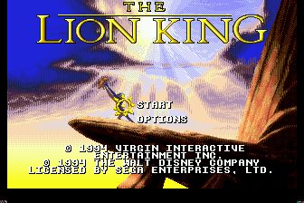 狮子王1MD游戏截图第6张