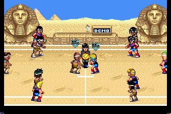 炎之斗球儿：躲避球弹平MD游戏截图第5张