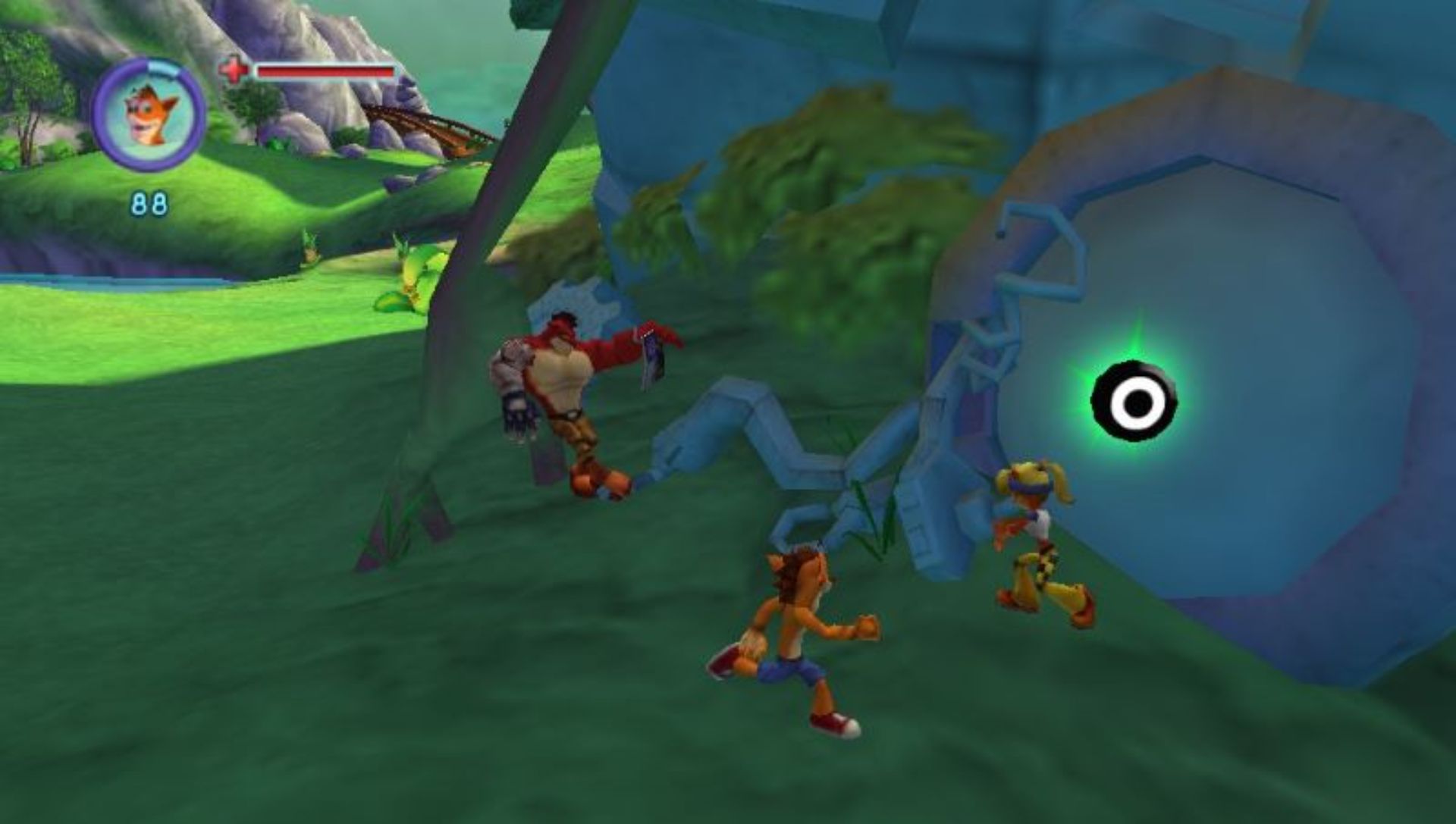 古惑狼：邪恶意志PSP游戏截图第5张