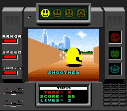 小精灵炮弹大对决／立体吃豆人射击版SFC游戏截图第7张