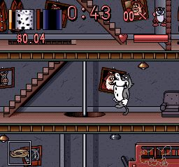 雷恩与史地皮：消防犬SFC游戏截图第9张