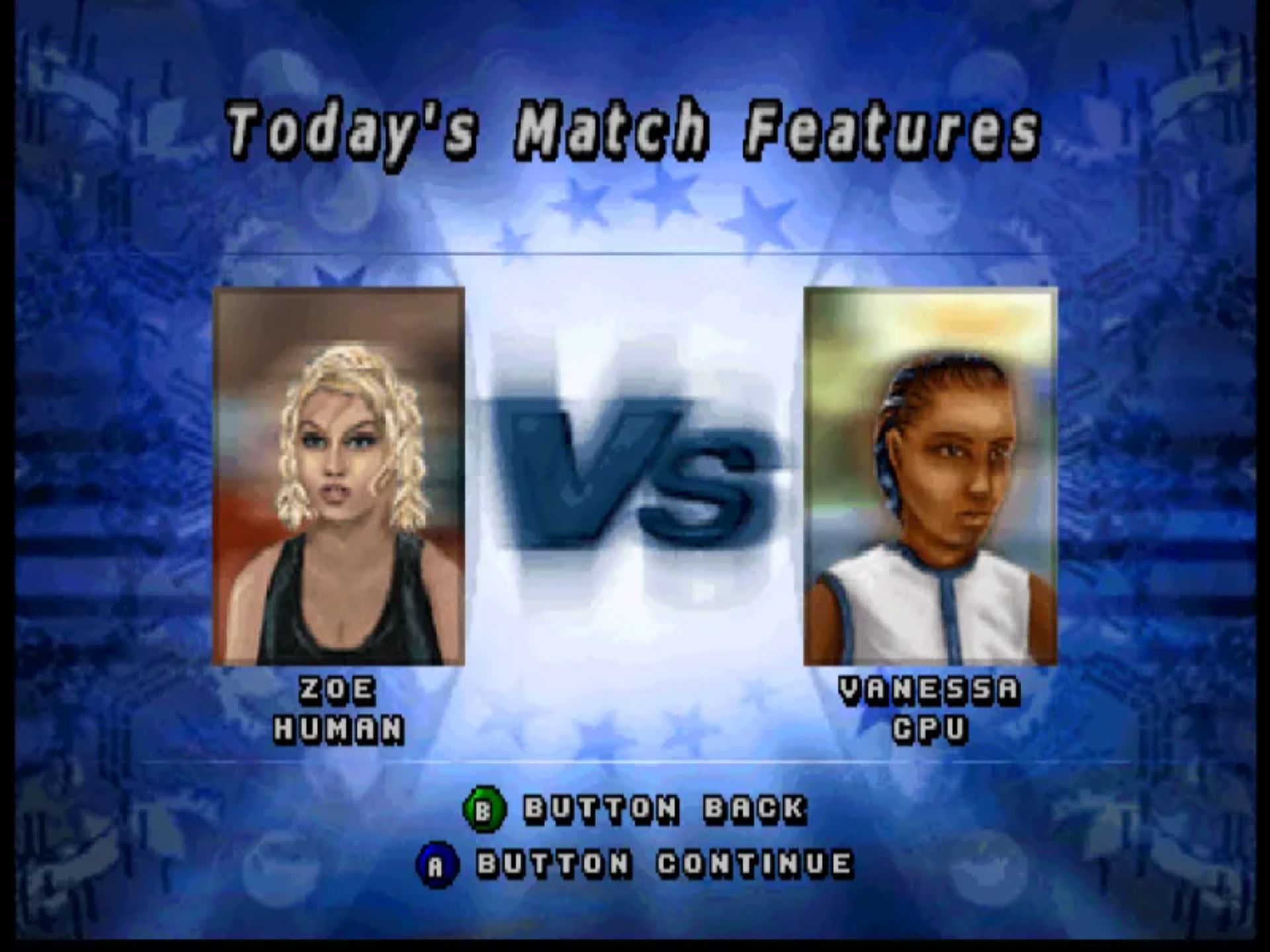 全明星网球99N64游戏截图第8张