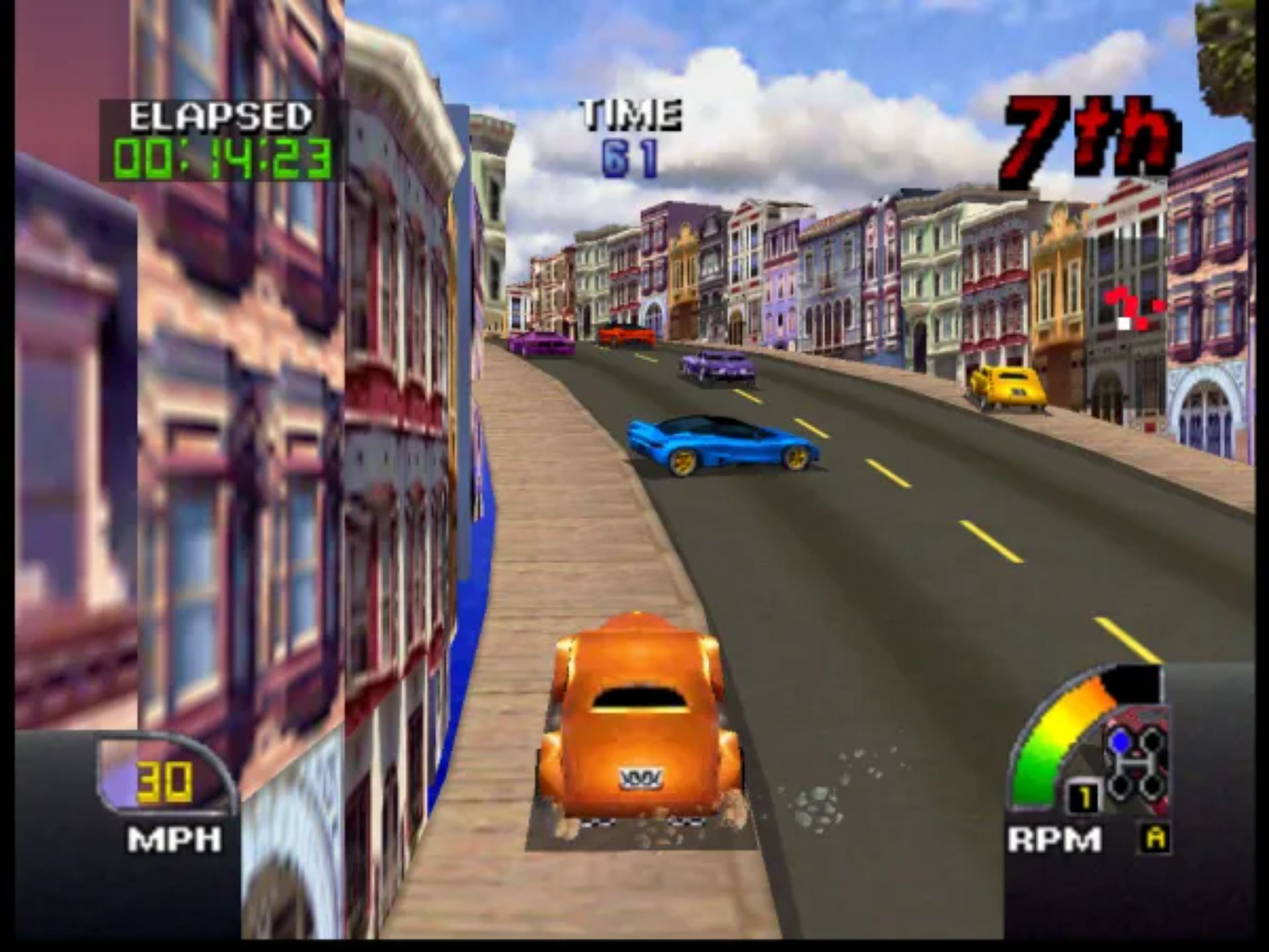 美国赛车N64游戏截图第19张