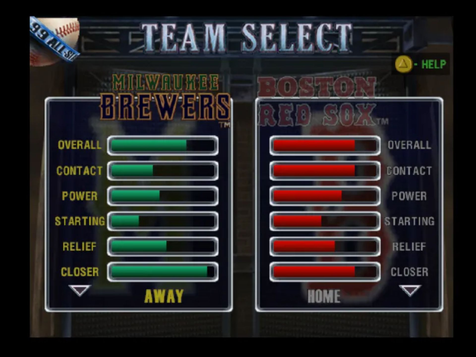 全明星棒球99N64游戏截图第5张