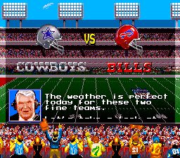 NFL职业美式足球94SFC游戏截图第5张