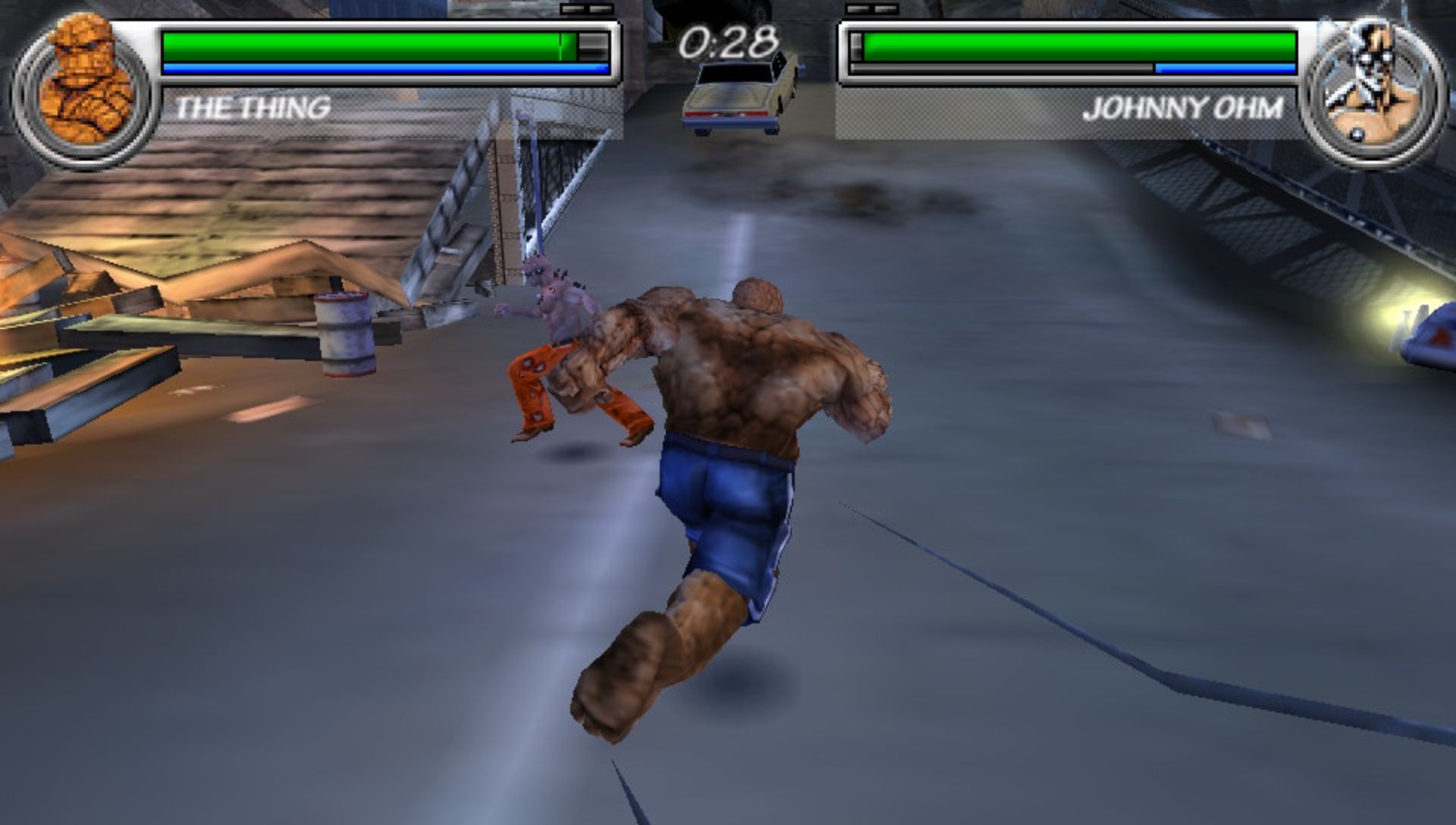 漫画英雄复仇女神：未完成的崛起PSP游戏截图第8张