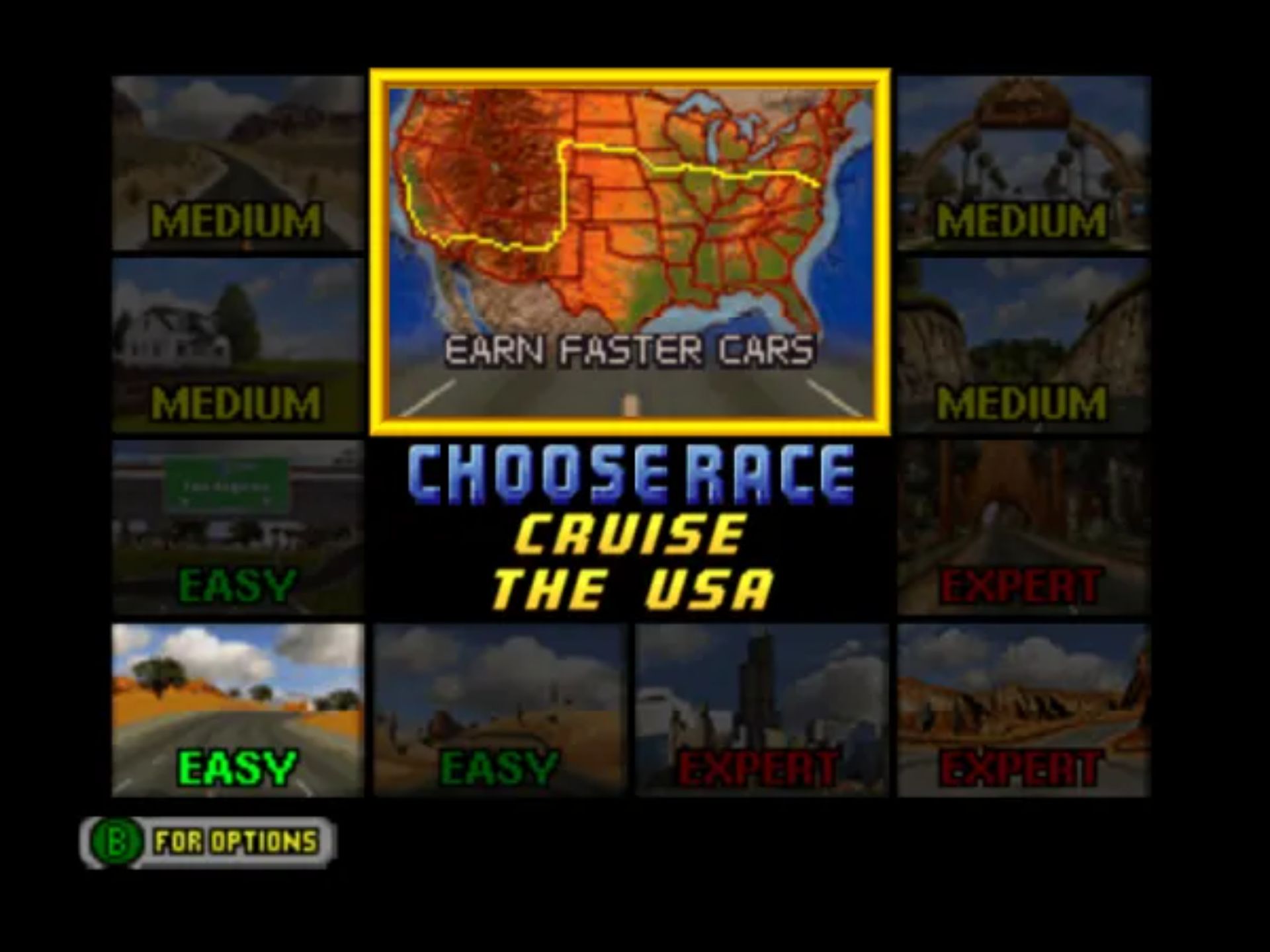 美国赛车N64游戏截图第5张