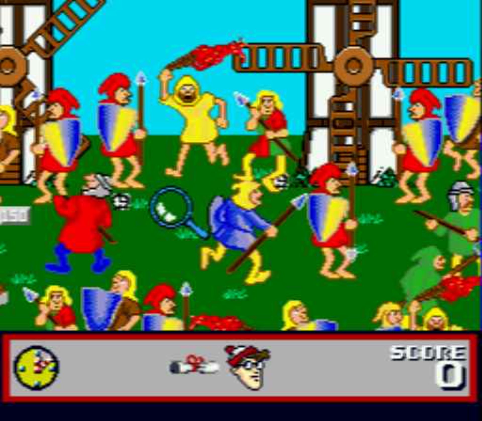 寻找沃尔多2／超级找一找／威利在哪里2MD游戏截图第13张