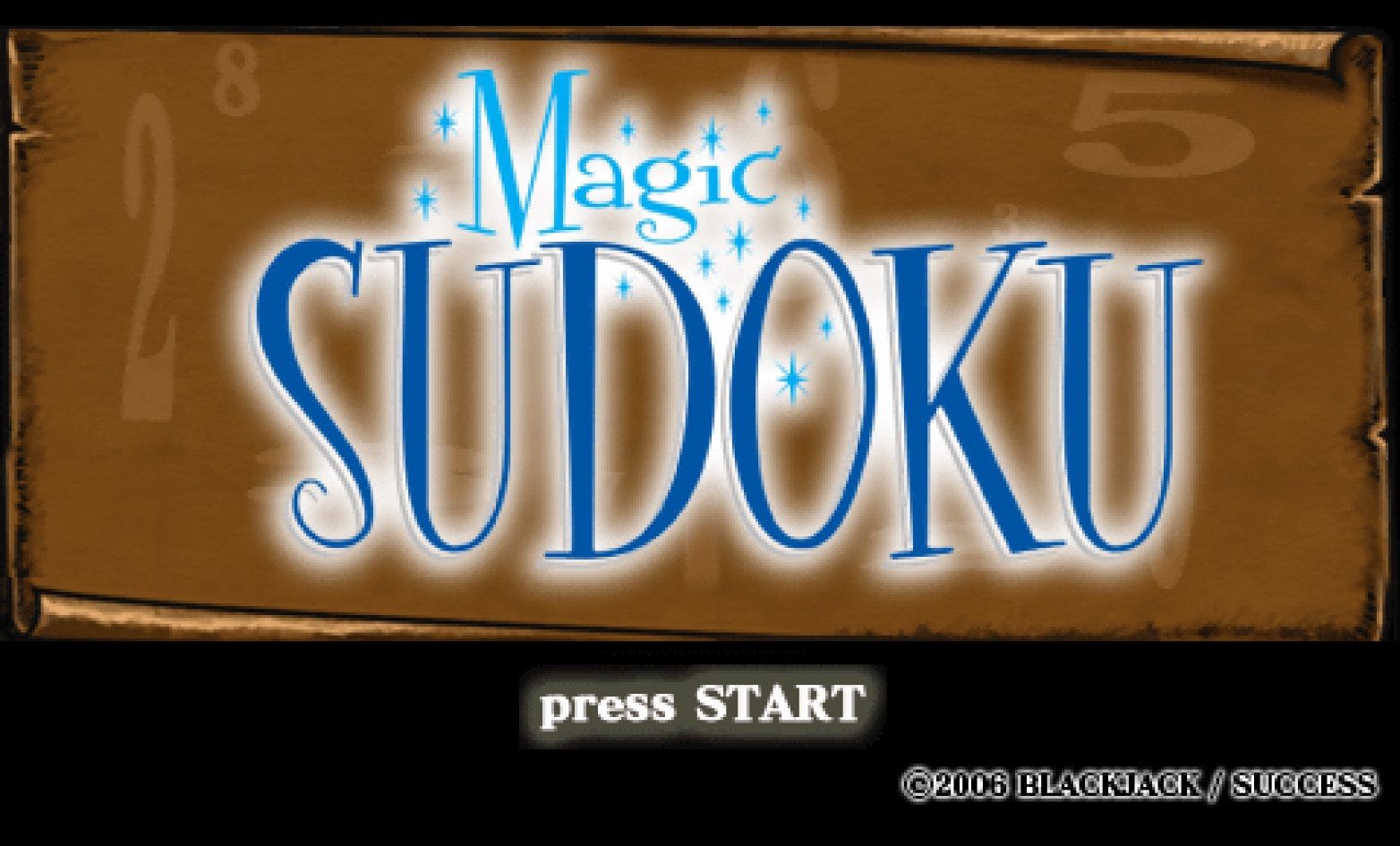 魔法数独／数字游戏10000问／数独10000问PSP游戏截图第1张
