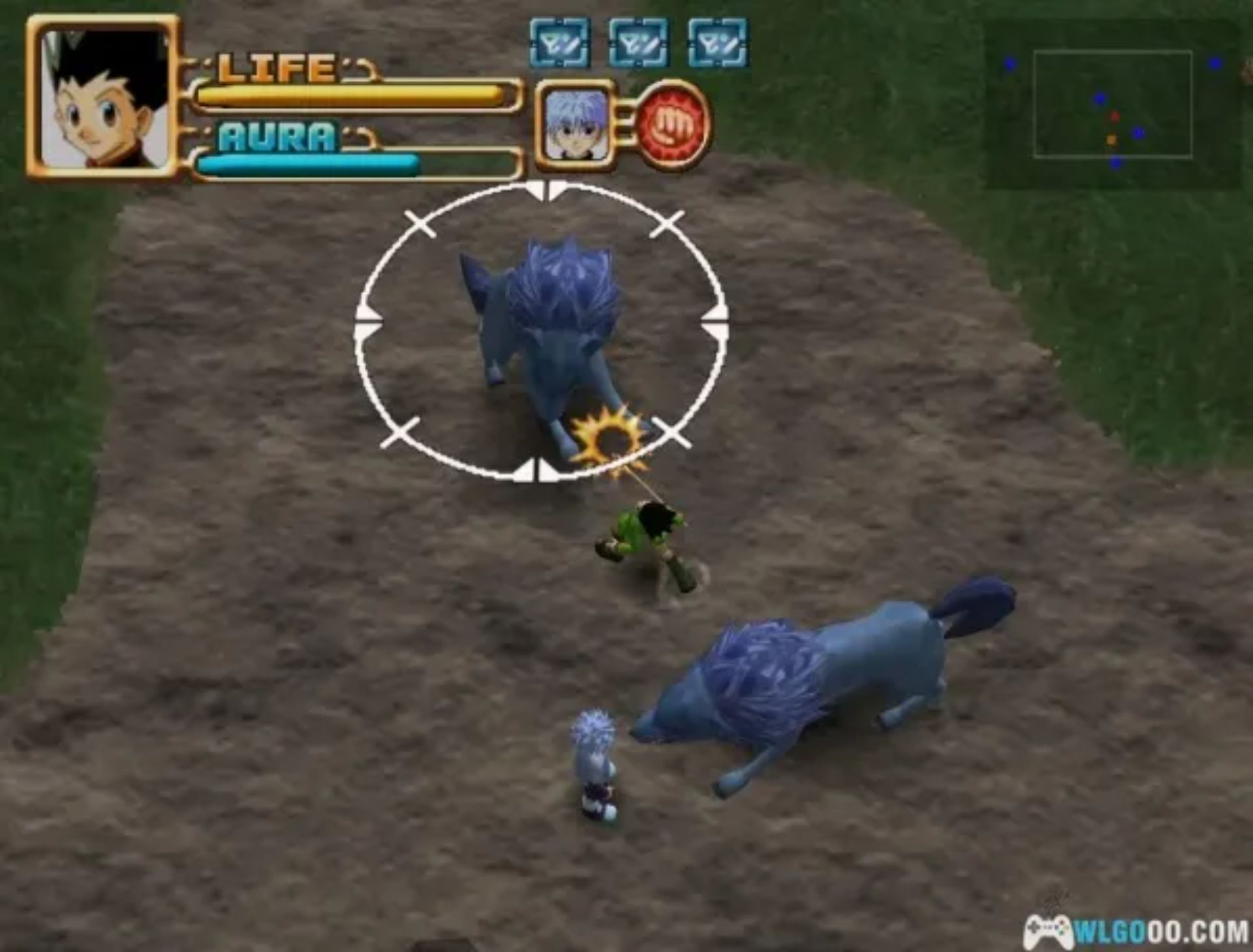 全职猎人：龙脉的祭坛PS2游戏截图第13张