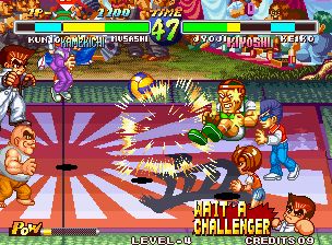 热血超级躲避球街机游戏截图第11张