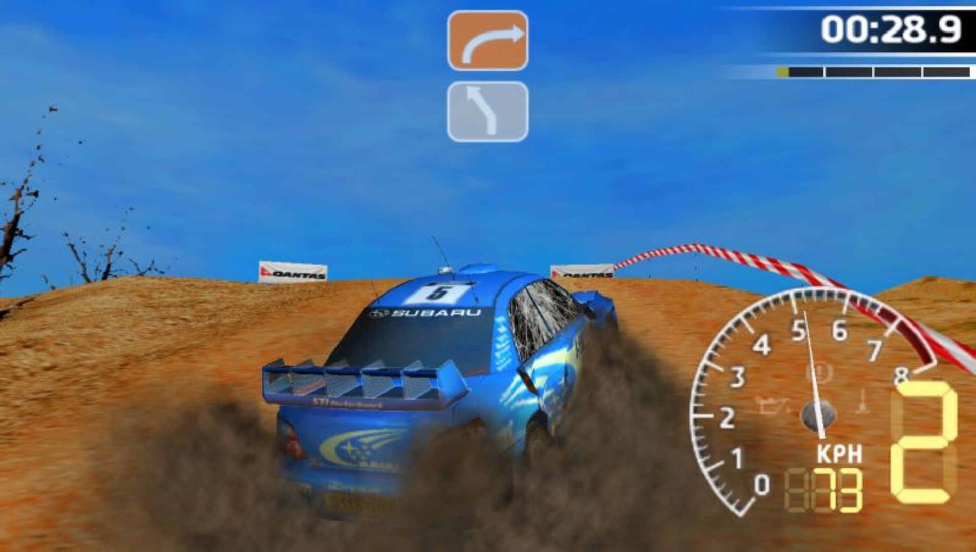 世界拉力锦标赛PSP游戏截图第4张