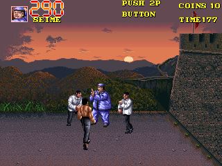 双截龙3：罗塞塔之石街机游戏截图第19张