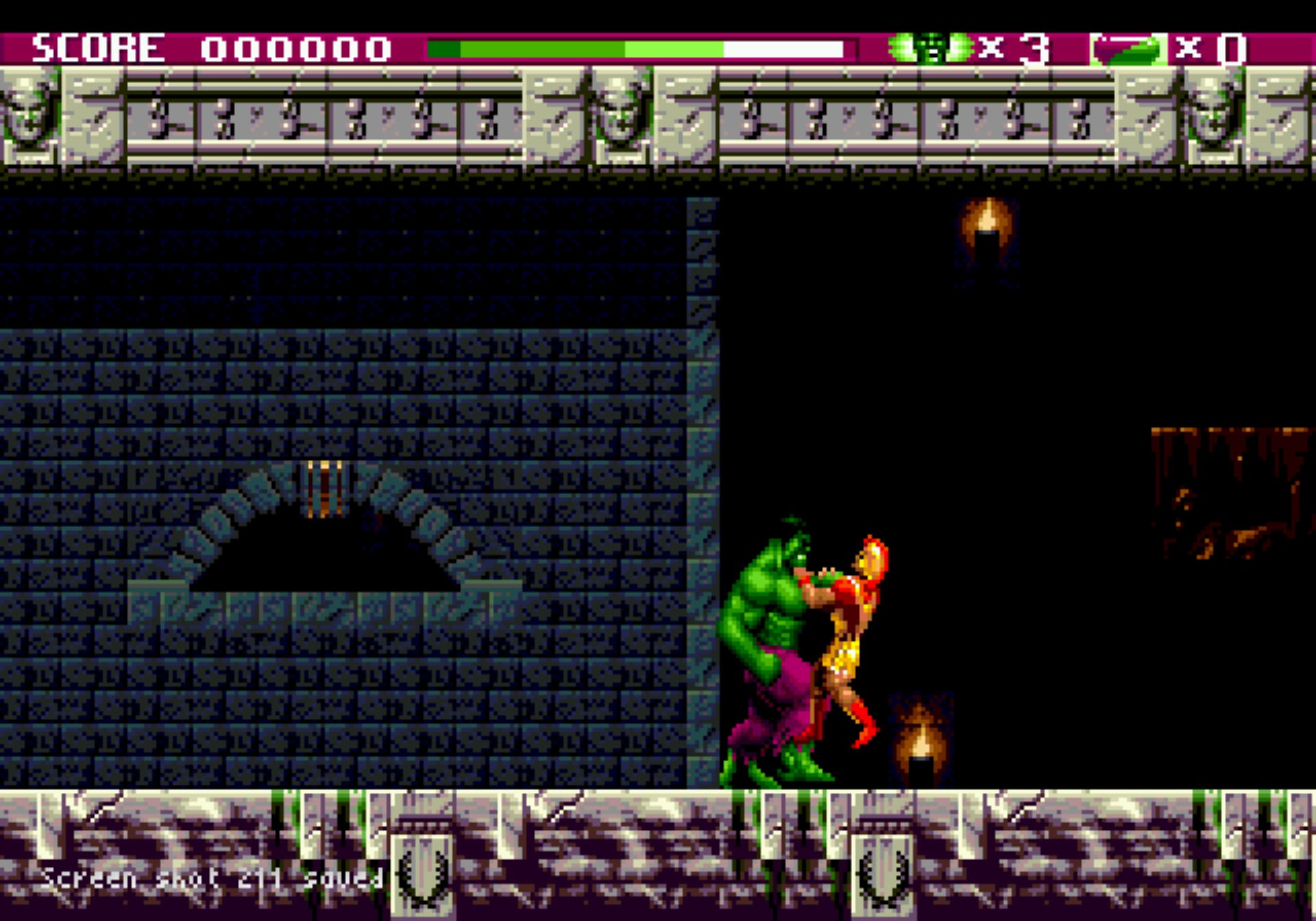 绿巨人／无敌浩克MD游戏截图第13张