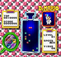 俄罗斯方块与马里奥医生SFC游戏截图第14张
