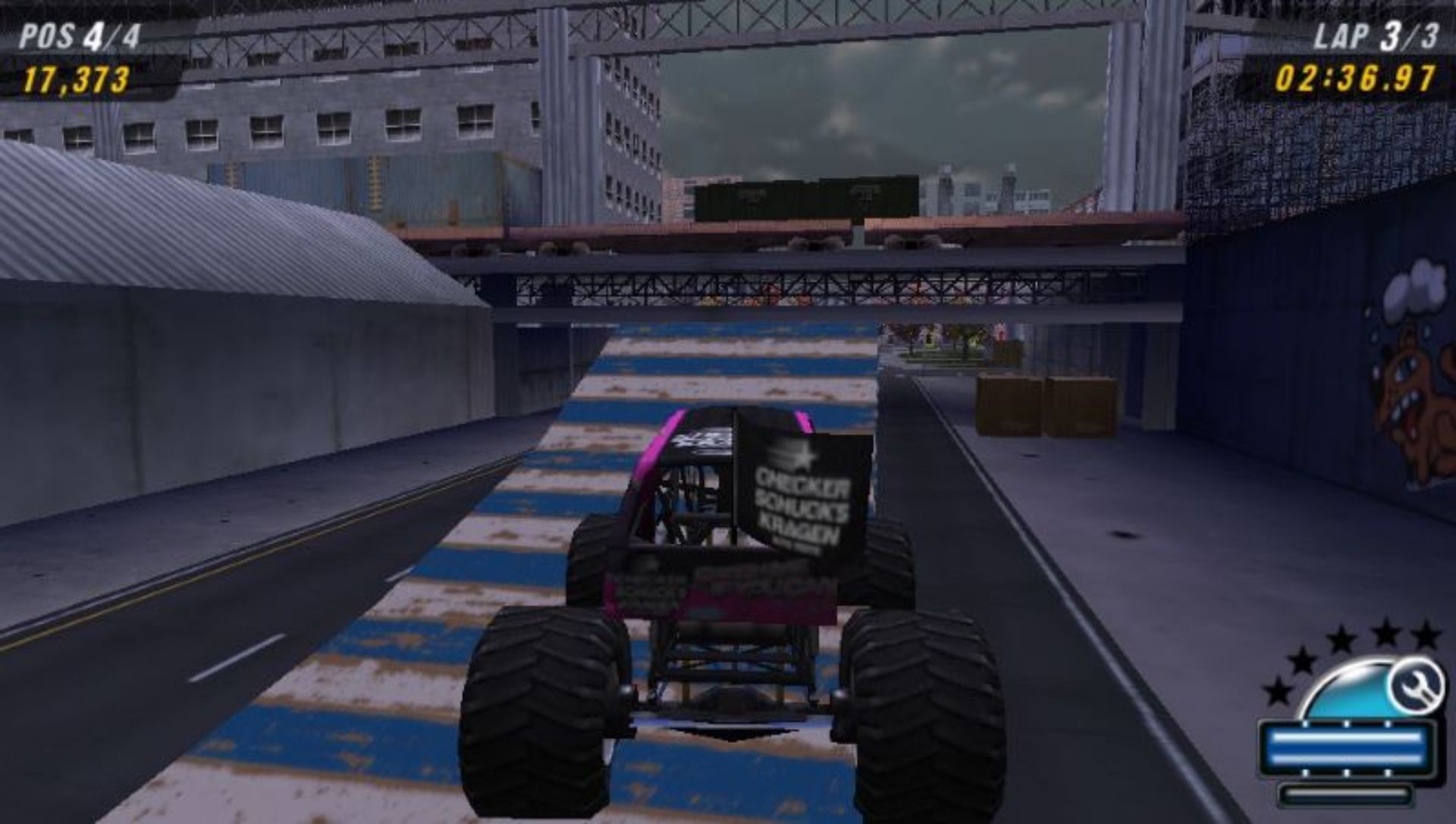 怪物卡车：城市乱斗PSP游戏截图第3张