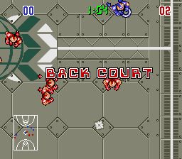 战斗篮球／比尔·兰比尔的战斗篮球SFC游戏截图第9张