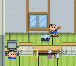 蜡笔小新2：大魔王的逆袭SFC游戏截图第16张