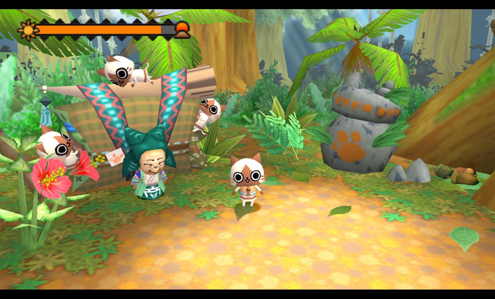 怪物猎人日记：暖洋洋的猫猫村PSP游戏截图第10张