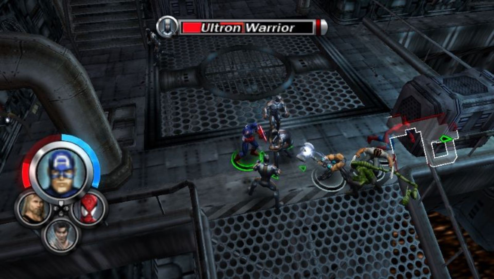 漫画英雄：终极联盟PSP游戏截图第14张