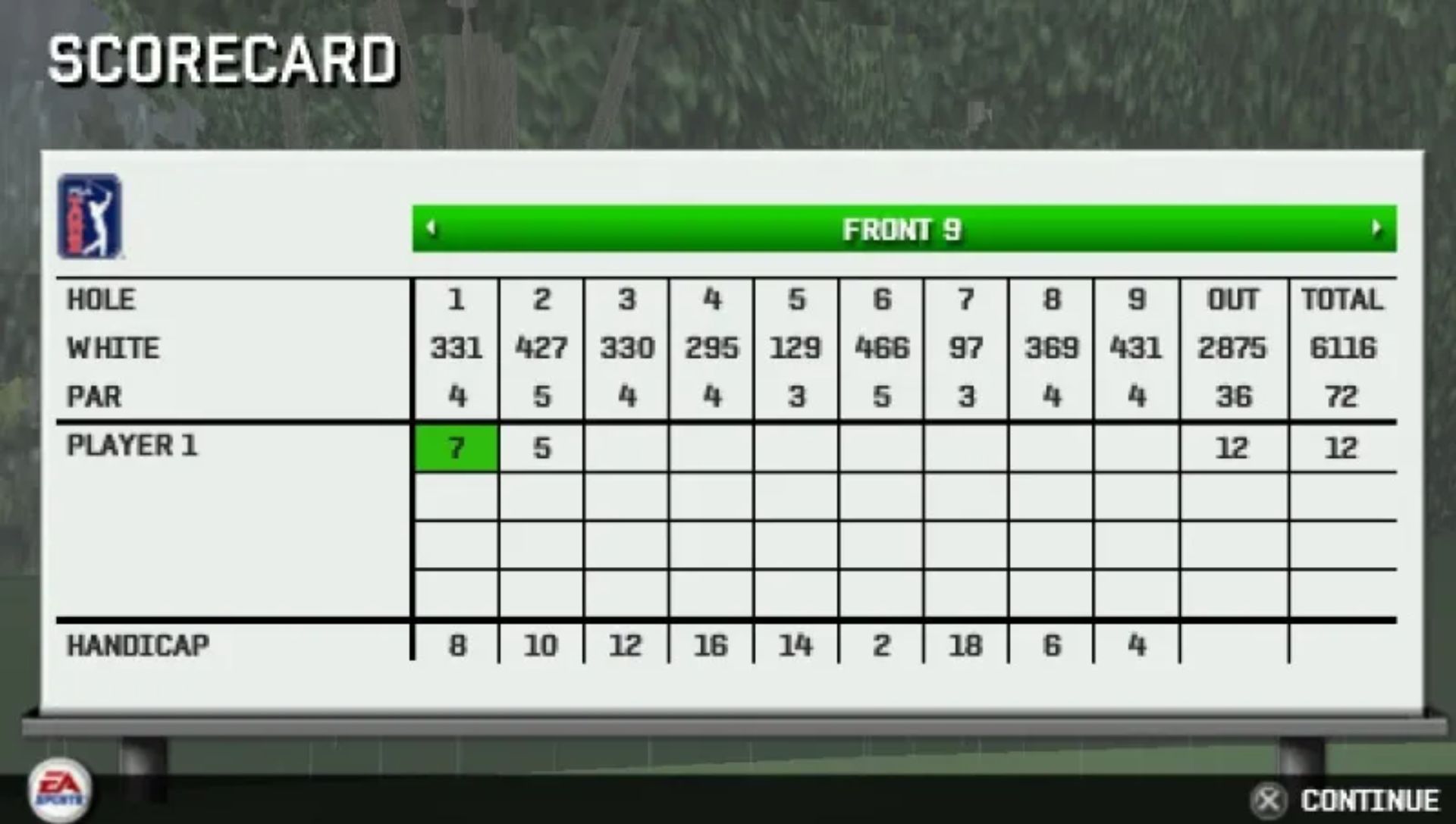 泰格伍兹高尔夫球巡回赛2006PSP游戏截图第12张