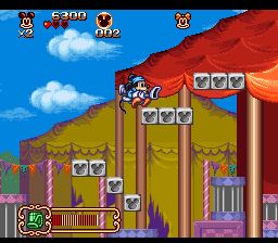 米奇与米妮的魔法冒险2／米老鼠：不可思议大马戏团SFC游戏截图第20张