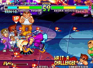 热血超级躲避球街机游戏截图第15张