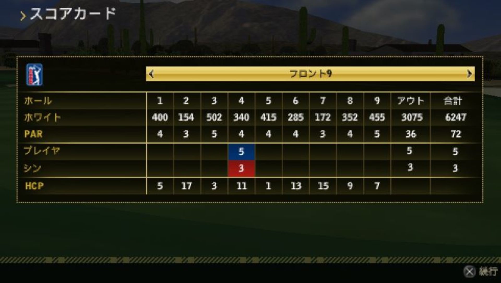 泰格伍兹高尔夫球巡回赛2007PSP游戏截图第8张