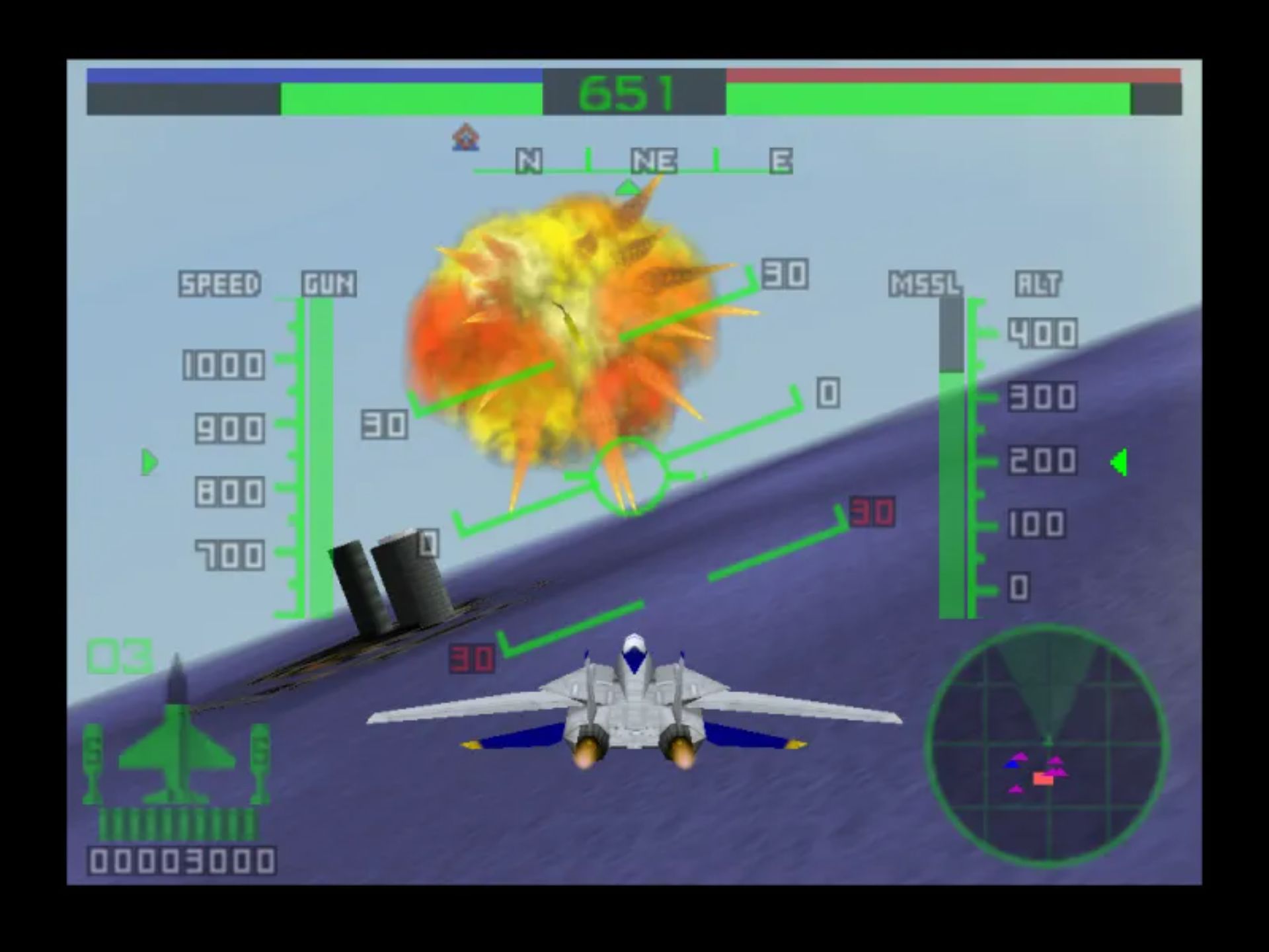 音速战机：突击N64游戏截图第12张