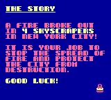 消防员GBC游戏截图第1张