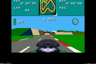 川崎超级摩托大赛MD游戏截图第6张